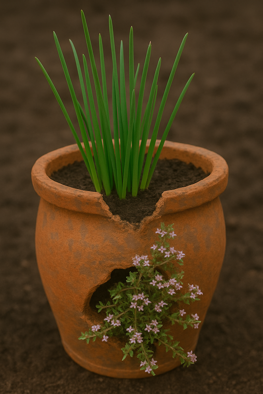 Chives and Thyme Arrangement